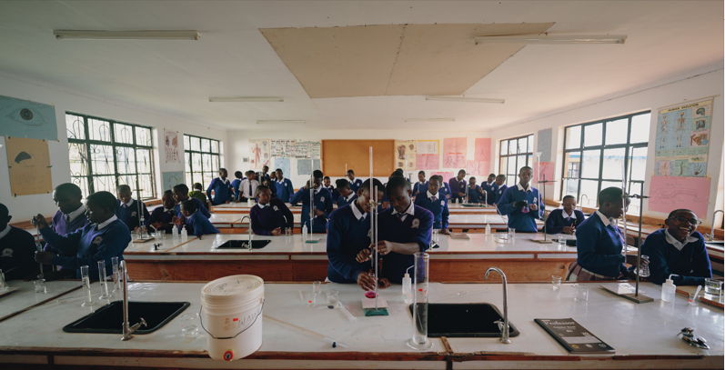 Students in Practical session